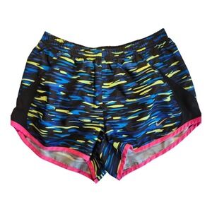Nike Dri-fit Running Shorts Women's Athletic Neon Pink Blue Yellow Black Small